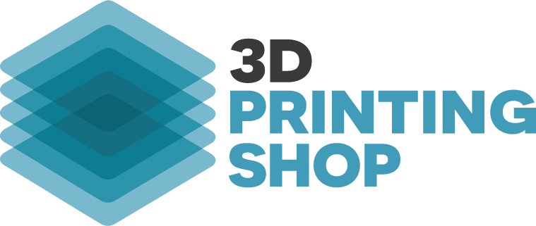 3D Printing Shop - CroppeD 3D Printing Shop Logo Dark BackgrounD 2